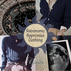 The Astronomy Apprentice Curated Clothing Collection // astrology astro academia zodiac thrifted mystery bundle box gift her outfit stars