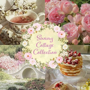 The Sunny Cottage Curated Collection // cottagecore light academia mystery gift box bundle thrift aesthetic pinterest style gift pastel pink