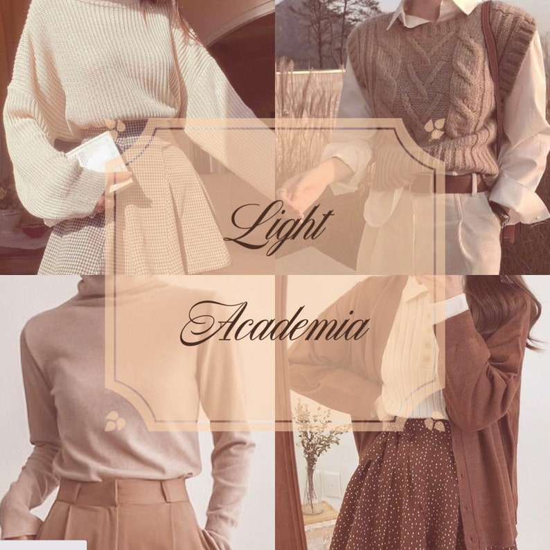 Light Academia Thrifted Clothing Bundle 