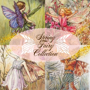 The Spring Fairy Curated Collection // fairycore cottagecore nature cottage vintage mystery box bundle gift trinkets fairy magic forest