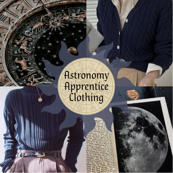 The Astronomy Apprentice Curated Clothing Collection Astrology Astro Academia Zodiac Thrifted Mystery Bundle Box Gift Her Outfit Stars Etsy