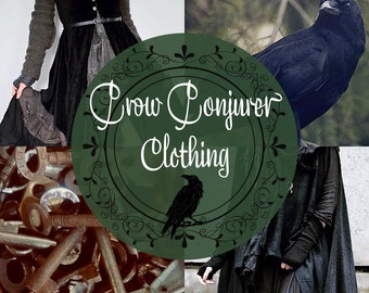 The Crow Conjurer Curated Clothing Collection // crowcore dark mori harajuku fashion thrifted mystery box bundle gift outfit style aesthetic