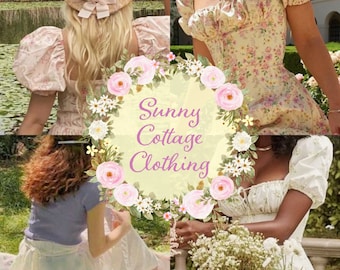 The Sunny Cottage Curated Clothing Collection // cottagecore light academia vintage thrifted mystery box bundle outfit aesthetic style gift