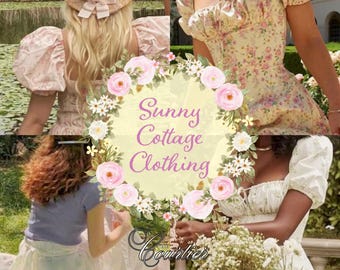 The Sunny Cottage Curated Clothing Collection // cottagecore light academia vintage thrifted mystery box bundle outfit aesthetic style gift