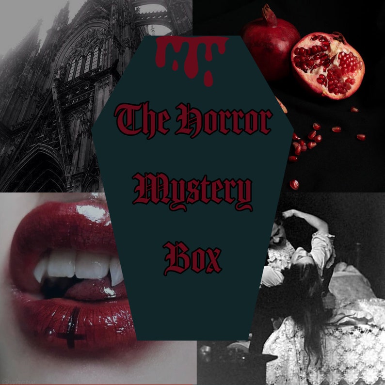 Spooky Personalized Horror Mystery Box // Vampire Gothic Gift | Etsy
