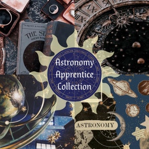 The Astronomy Apprentice Curated Collection // astro dark academia astrology zodiac thrifted outfit bundle mystery box gift her celestial