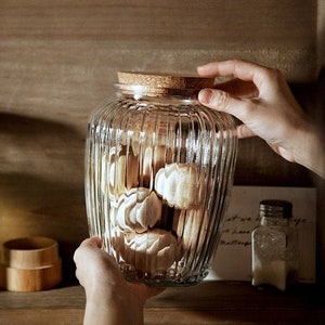Glass Jar with Cork Lid