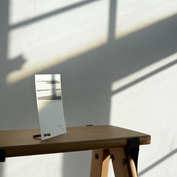 Brass photo / card stand
