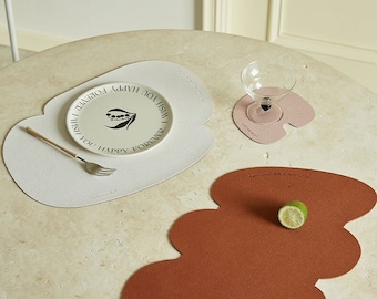 Minimalism placemat and coster