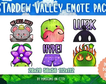 Stardew Valley Emote Etsy