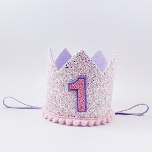 birthday crown, first birthday crown, 1st birthday crown, 1st birthday party hat, birthday party hat, peach and mint, 1st birthday outfit