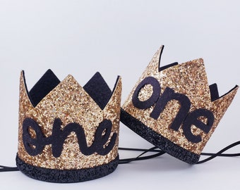 mr onederful birthday crown, mr onederful, black and gold birthday, bow tie little man first birthday, little man party, mr onederful party