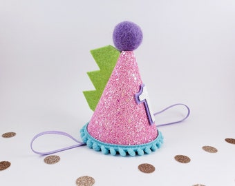 dinosaur birthday hat, girl dinosaur party hat, girl dinosaur birthday, stop chomp roar, girl dino party, dinosaur party hat, aroarable dino