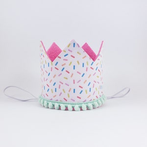 ice cream birthday crown, heres the scoop birthday, sweet one crown, sweet one party, ice cream birthday, ice cream crown, two sweet party image 3