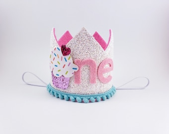 cupcake birthday party, cupcake birthday crown, our little cupcake, bake the day away, cupcake party, two sweet party, sweet little cupcake