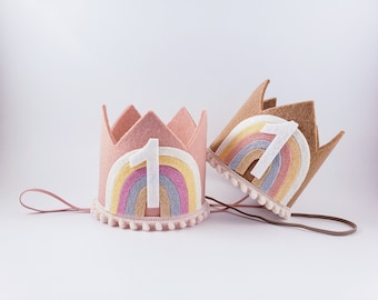 boho rainbow birthday, boho rainbow, rainbow birthday, neutral rainbow birthday, rainbow birthday, rainbow birthday crown, boho 1st birthday