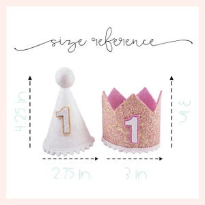 Donut Birthday Crown, Purple Glitter First Birthday, Cake Smash Prop image 8