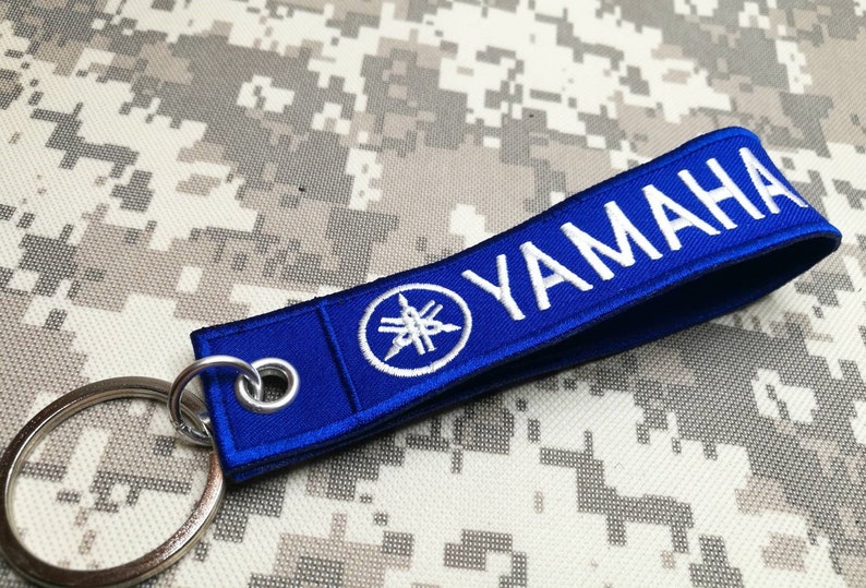 Yamaha key chain Yamaha Biker motorcycle racing key chain Etsy