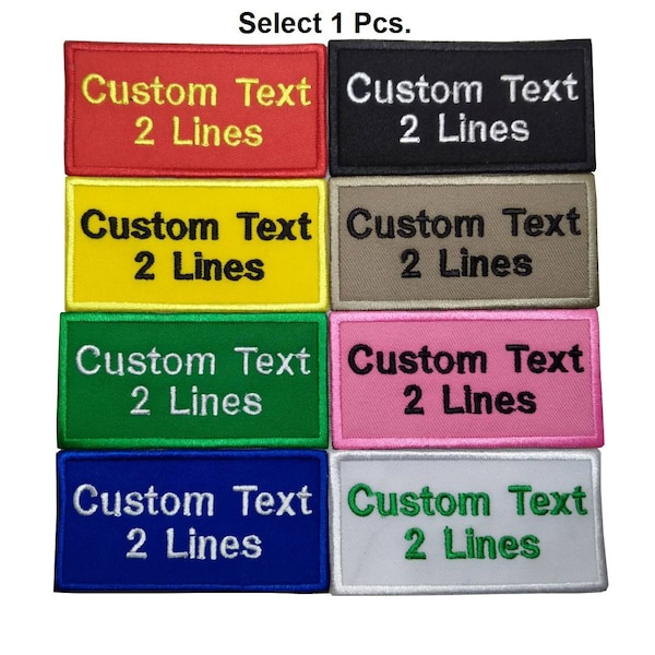 Custom Back Patch Etsy