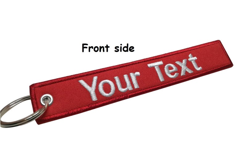 Custom Name Text Your Text Diving Flag / Diver Down Flag, Key Chain