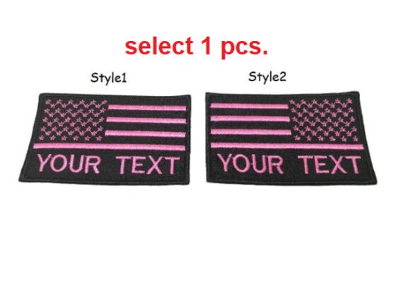 Thin Pink Line Flag Patch