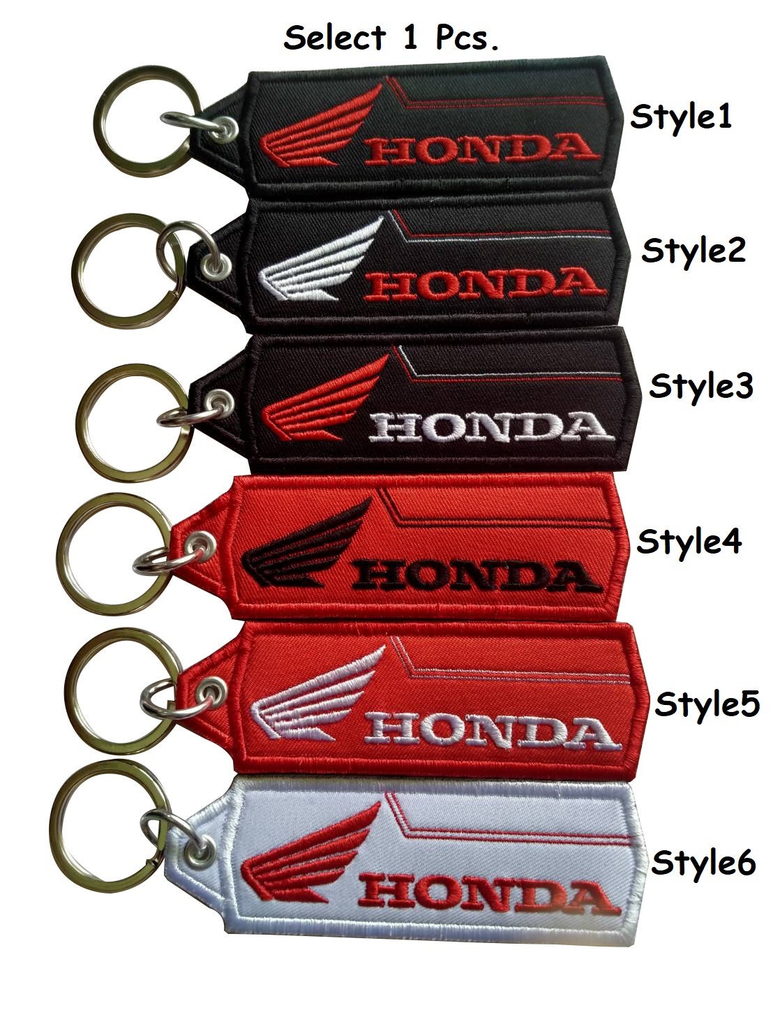 Honda Key Chain Embroidery Honda motorcycle Biker Racing Etsy
