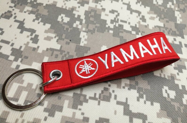 Yamaha key chain Yamaha Biker motorcycle racing key chain Etsy