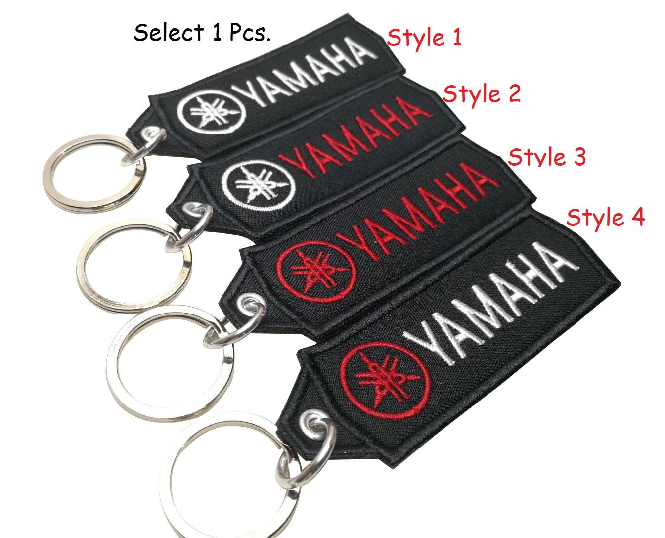 Yamaha Key Chain Embroidery Yamaha Biker Motorcycle key chain Etsy