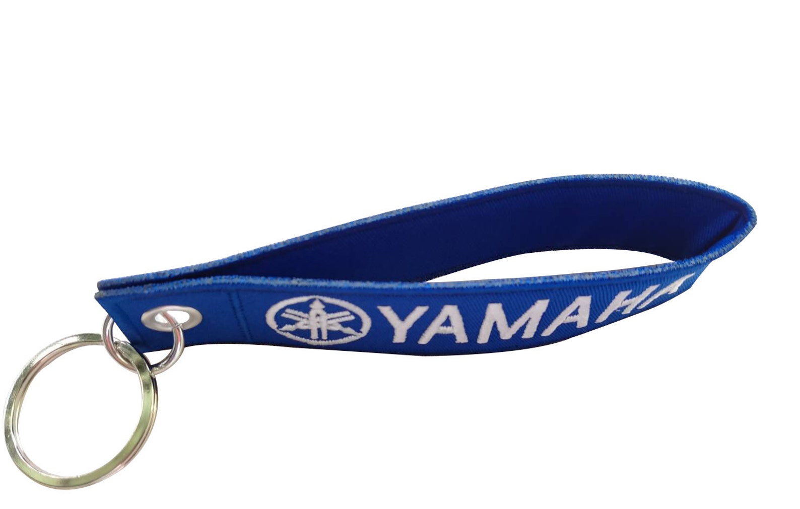 YAMAHA Key Chain Custom Text Name Text Motorcycle Biker Racing Key Chain Embroidered Tag Key