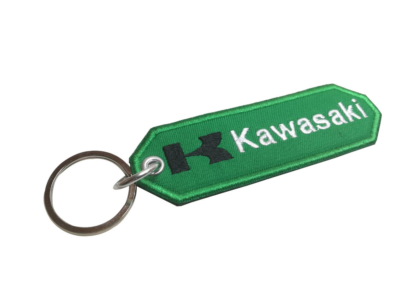 Portachiavi Kawasaki Scudetto Nero - Personalizzato Per Moto, Colori Brillanti - Foto 5