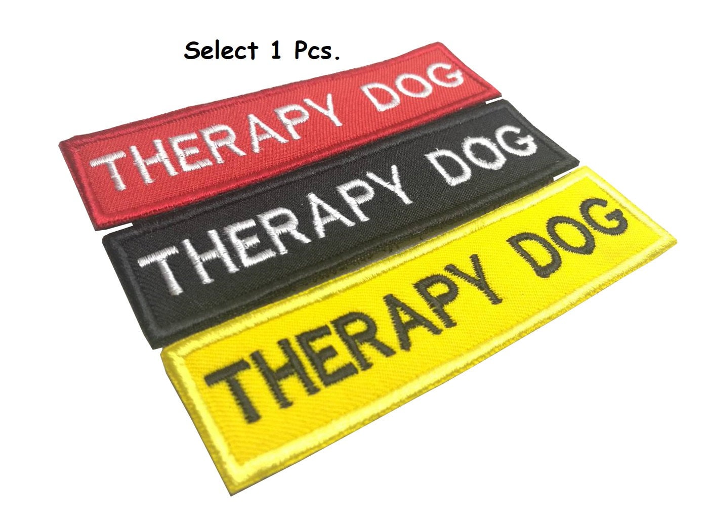 Therapy Dog patch for Dog Service Dog patch name tag name tape Etsy