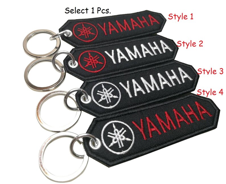 Yamaha Key Chain Embroidery Yamaha Biker Motorcycle key chain Etsy