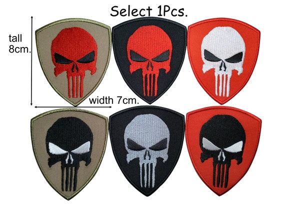 Marvel Punisher Skull Iron On Patch