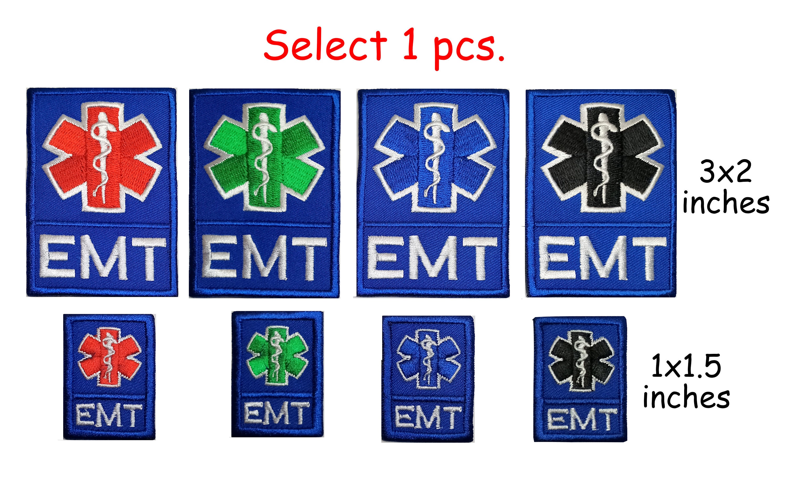 EMT Tactical Patch - Blue  National Registry of Emergency Medical