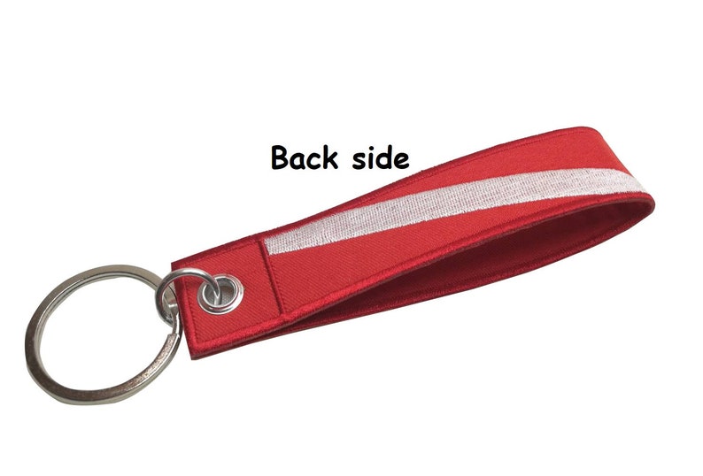 Remove Before Dive key chain Diver key chain Tag Bag Tag holder Motorcycle Biker Racing Safety Tag Luggage bag holder size 2.5 CM X 15 CM