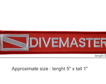 Toppa Ricamata Con Bandiera EMS Scuba Diver - Italia