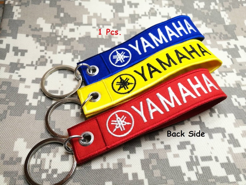 Yamaha key chain Yamaha Biker motorcycle racing key chain Etsy