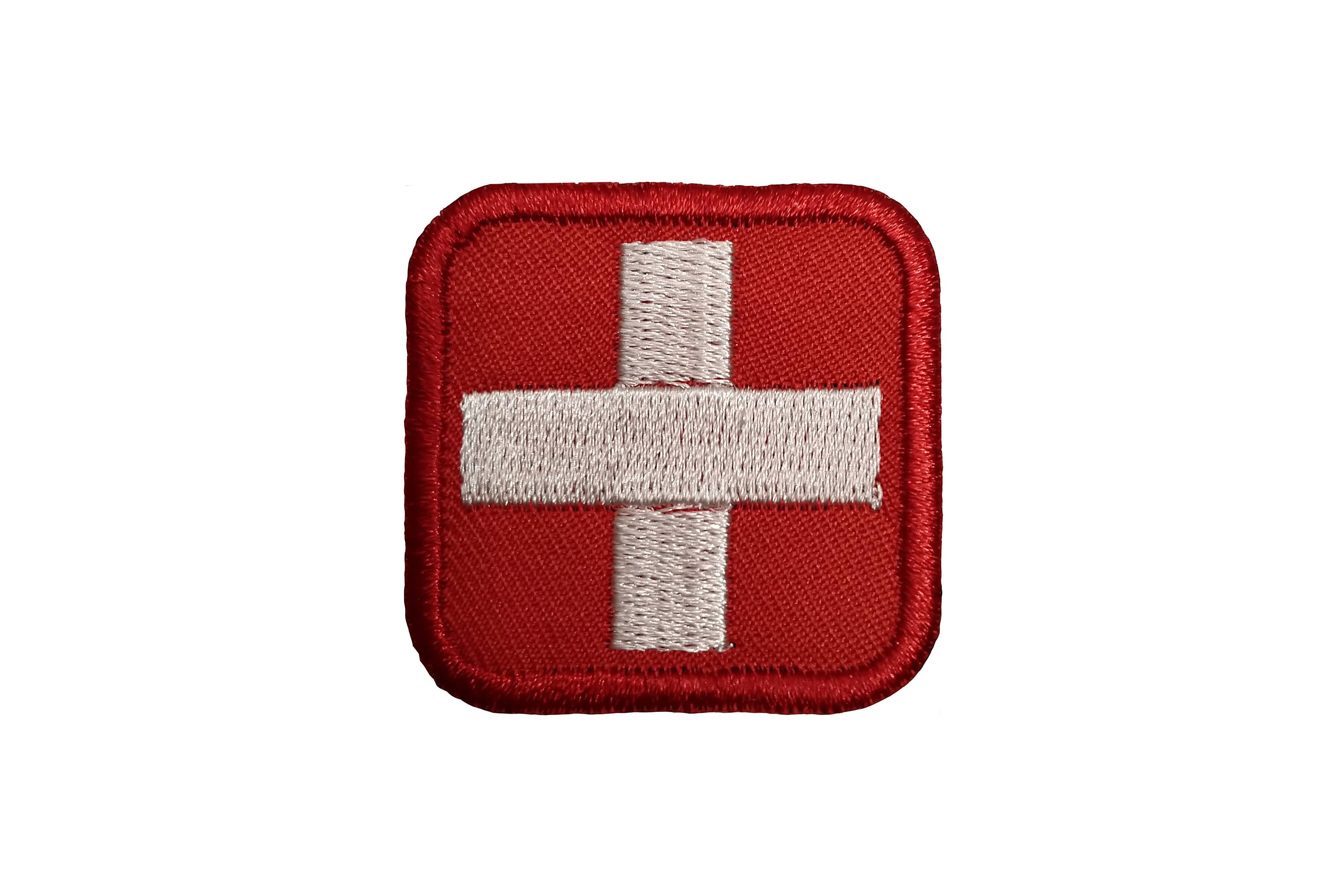 2 Pcs Di EMT Croce Toppe Ricamate Croce Medica Paramedico Di Emergenza