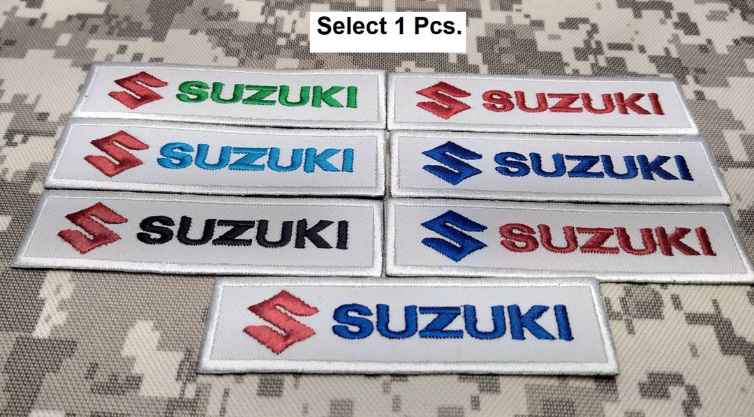Suzuki patch Suzuki course Suzuki motard Suzuki moto Suzuki décorer patch  D.I.Y patch crochet support ou coudre sur patch taille 4 x 1 pouces -   Canada