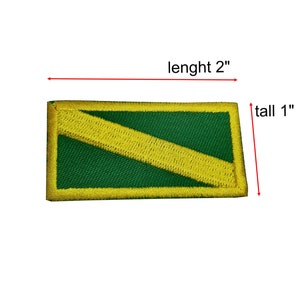 Nitrox Diver Flag  Patch Scuba Skin Diver Master Diver Diving embroidered morale sew on or hook backing attachment  size 1&quot;x2&quot; (2.5x5cm.)