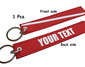 Personalised BOY FLYING AN AIRPLANE Keyring Bag Tag Personalised BOY FLYING AN AIRPLANE Keyring Bag Tag