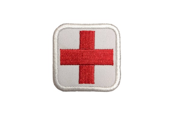 Medic Patch EMS EMT Paramedic Medic, White Line Patch, Embroidered