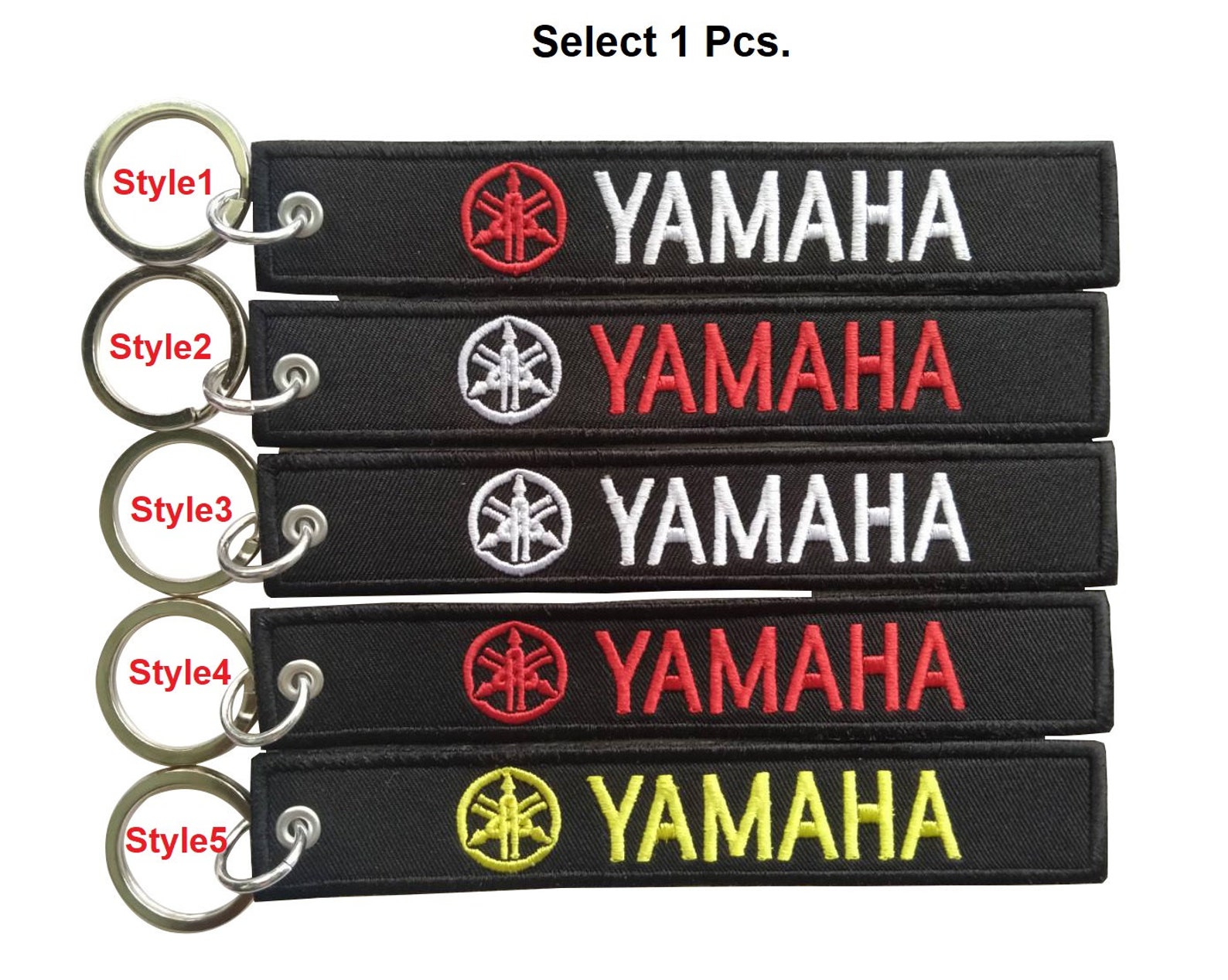 Yamaha Key Chain Embroidery Yamaha Biker Motorcycle Key Chain Etsy