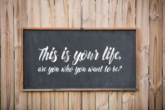 This Is Your Life Wood Sign Etsy