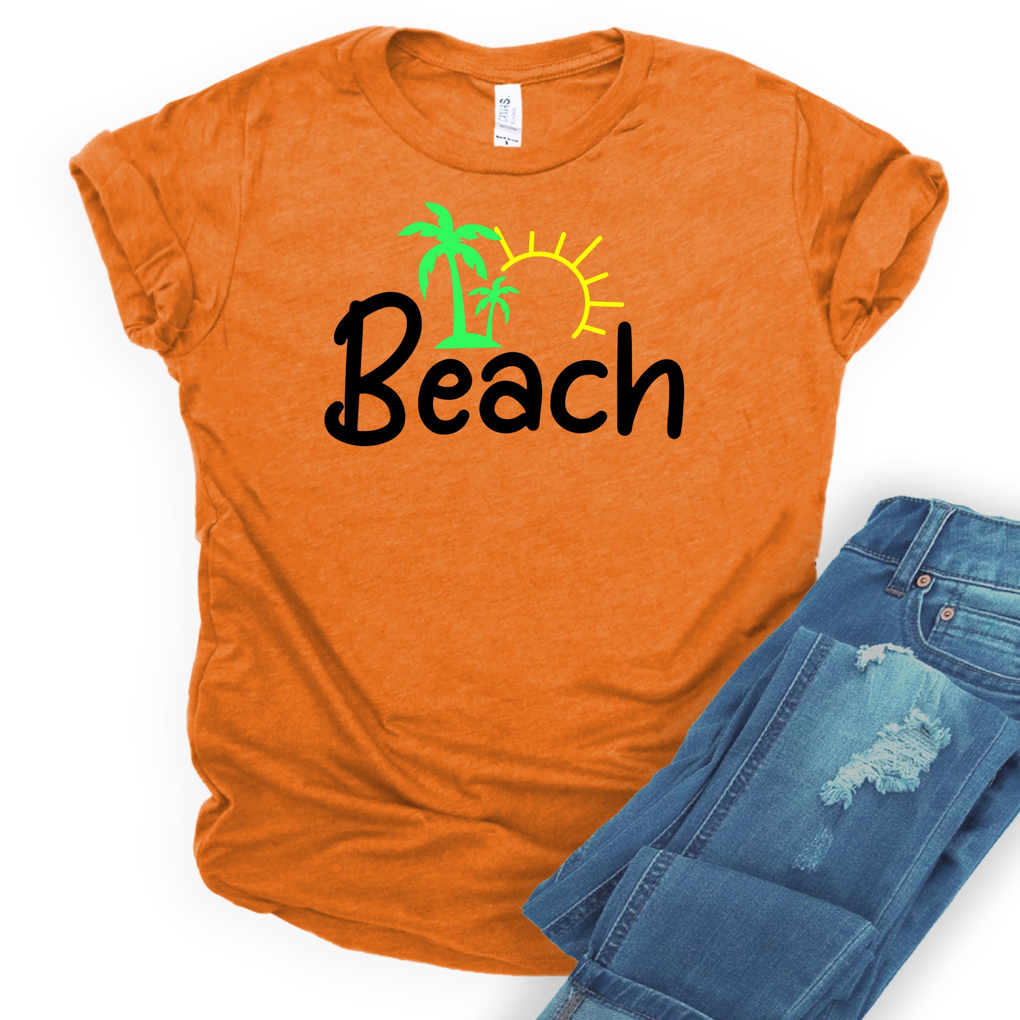 Camiseta de playa. Linda camiseta para la playa beach lover Etsy