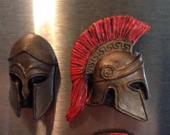 Spartan Helmet Magnet Set