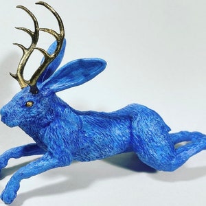 Jumping jackalope (color)