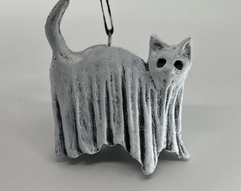 Ghost cat ornament