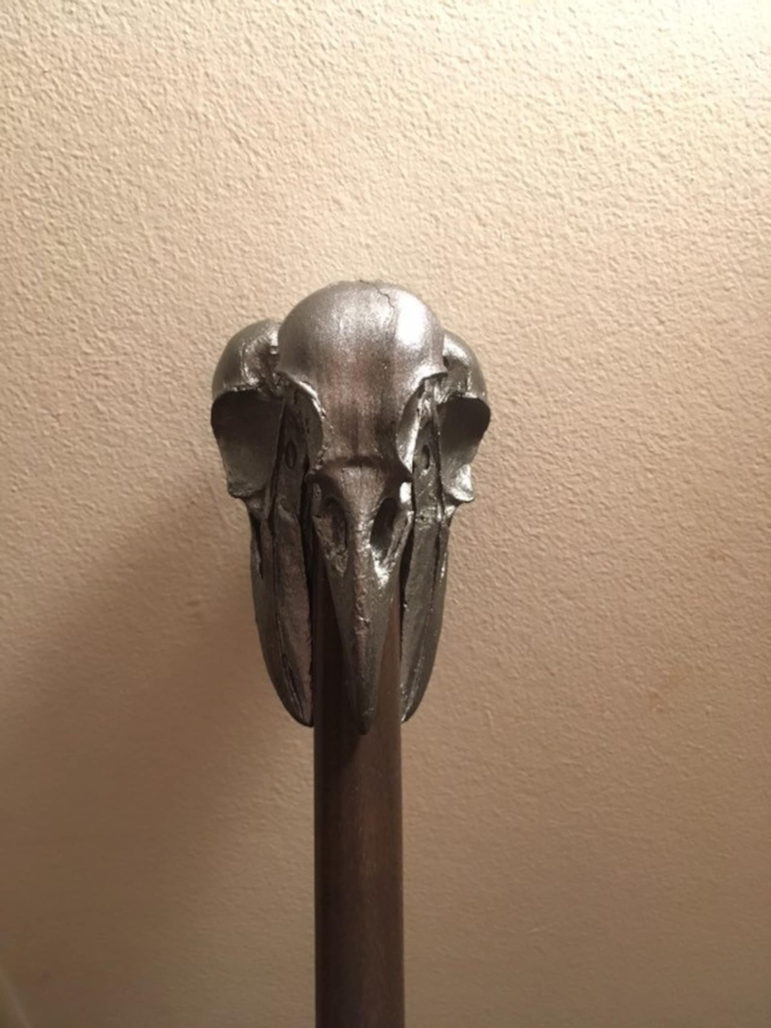 Crow Skull Cane Etsy
