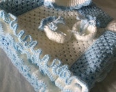 Crochet Baby Blanket, Crochet Blanket, Crochet Baby Granny Square Blanket